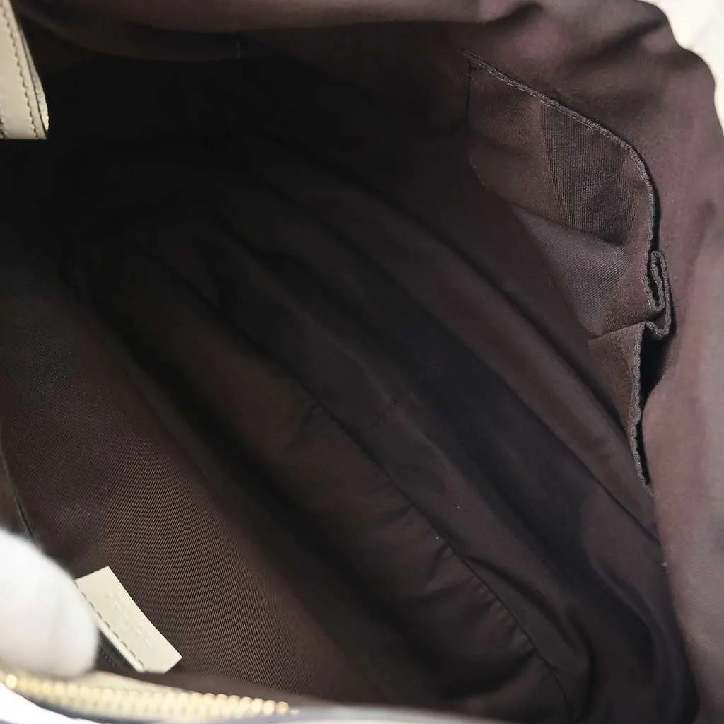 Gucci Sukey Hobo Beige Canvas Good - Inside View