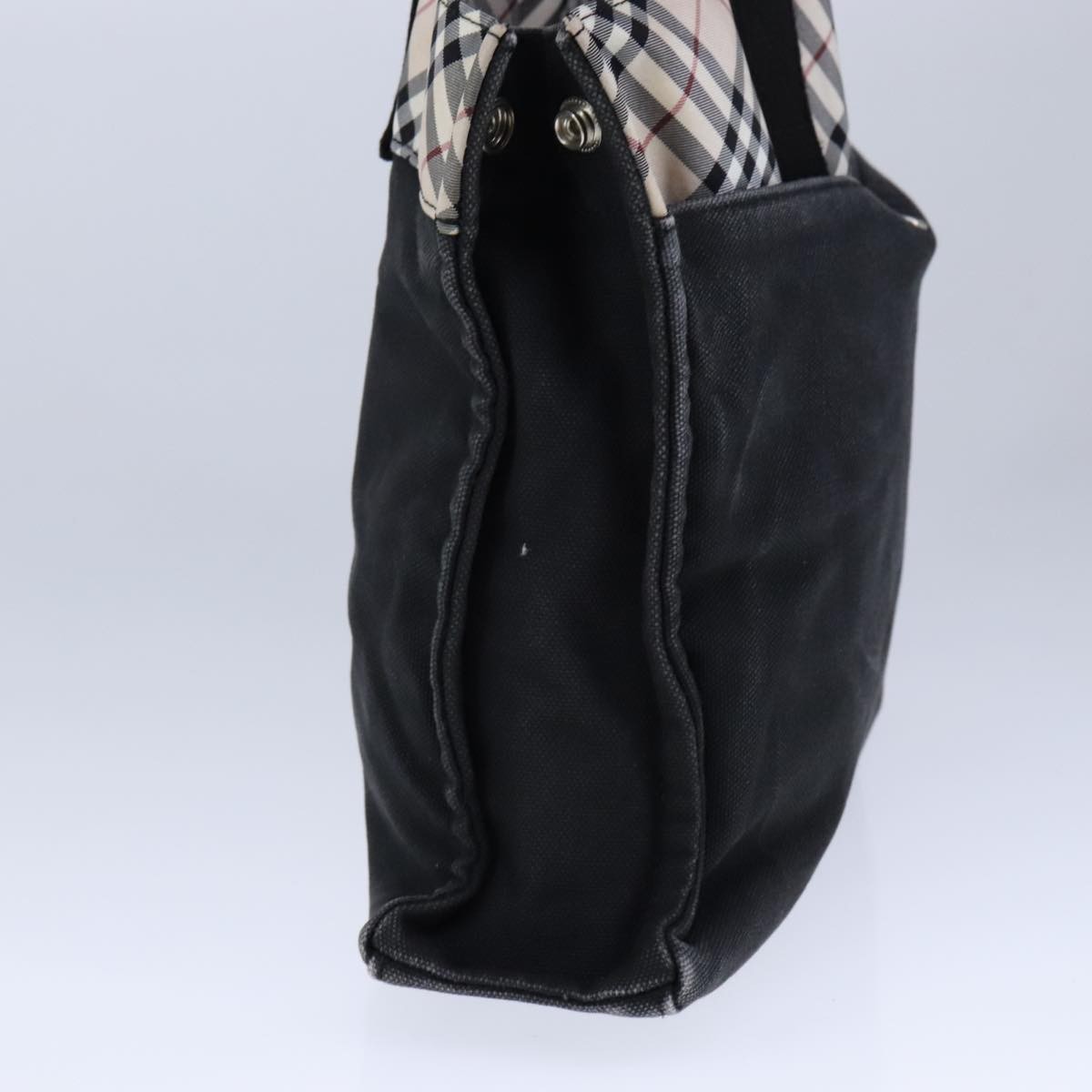Burberry Nova Check Tote Black Canvas Good condition - Inside View