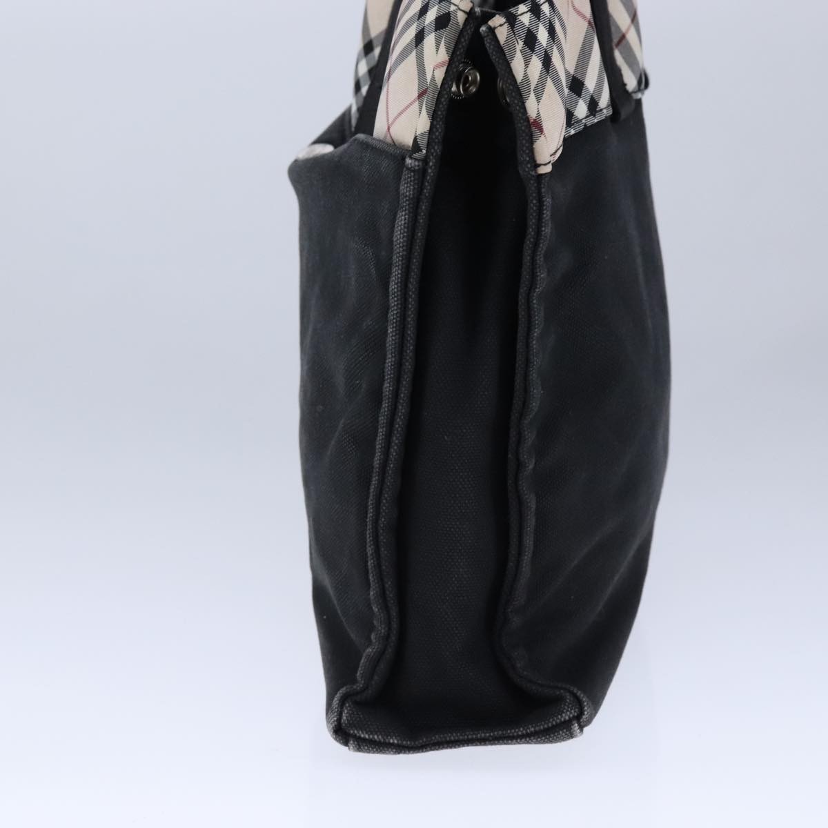 Burberry Nova Check Tote Black Canvas Good condition - Model View