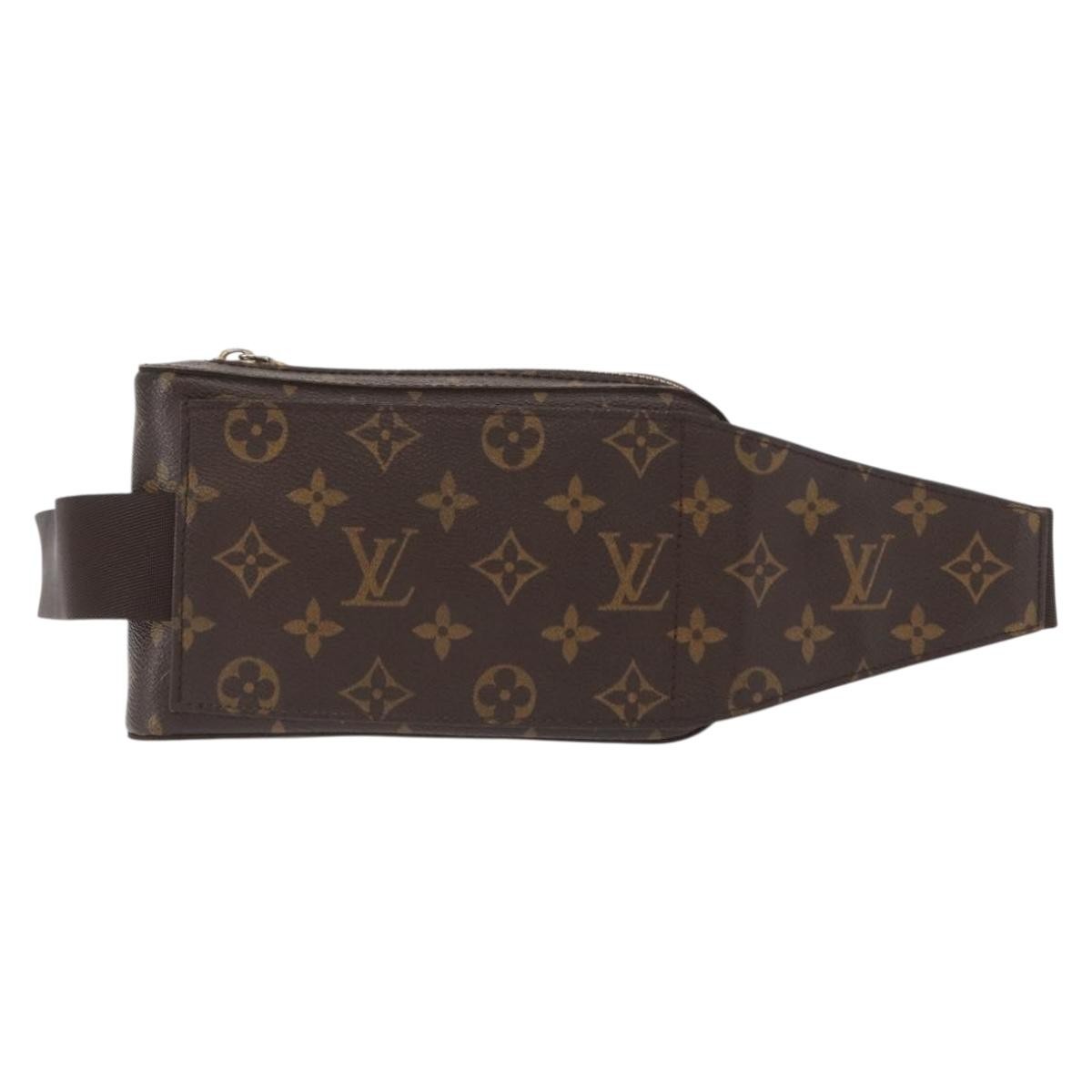 Louis Vuitton Geronimos Waist Bag Brown Canvas Good condition - Back View