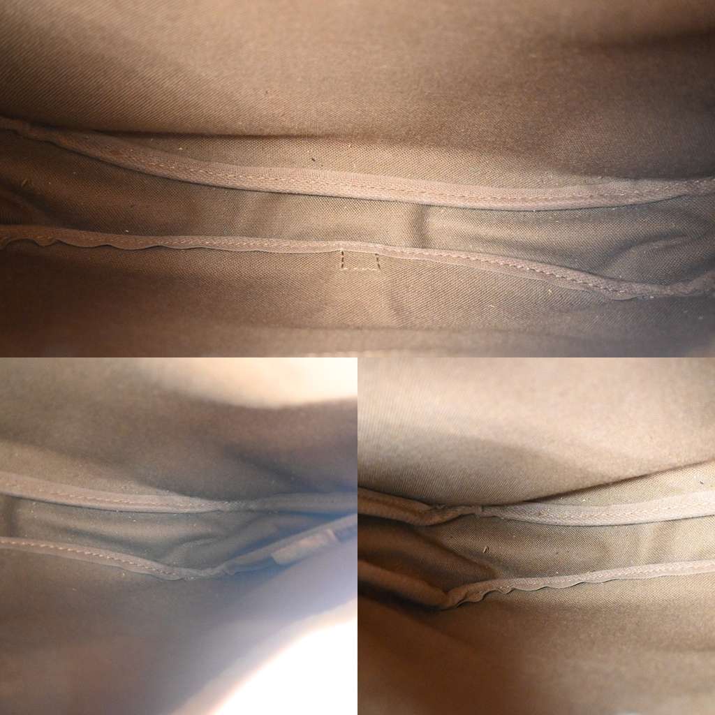 Louis Vuitton Saumur Handbag Brown Canvas Good condition - Box View