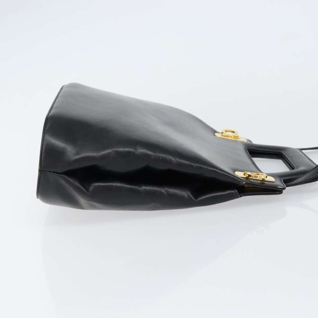 Salvatore Ferragamo Wanda Handbag Black Leather Good condition - Inside View