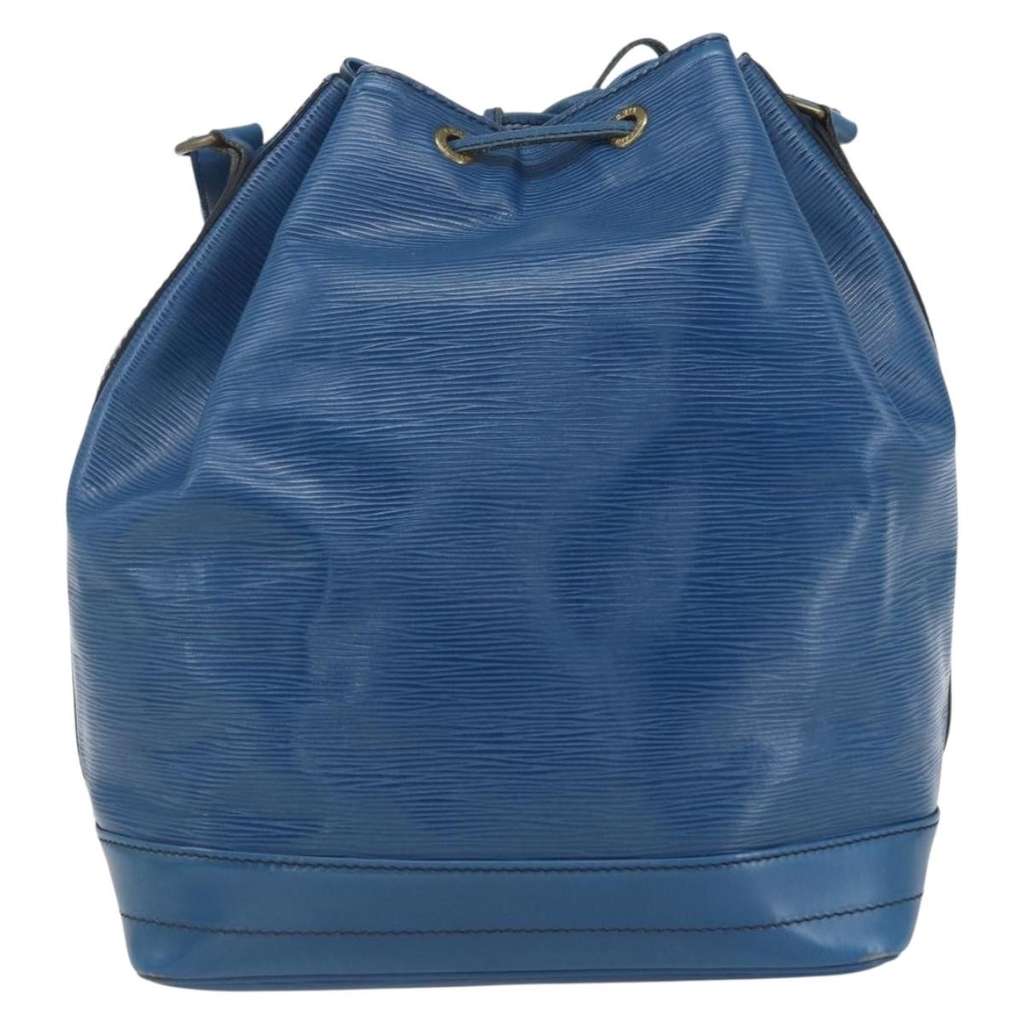 Louis Vuitton Noe Handbag Blue Leather Fair condition - Back View