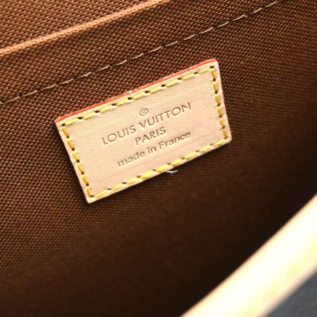 Louis Vuitton Sologne Handbag Brown Canvas Good condition - Box View