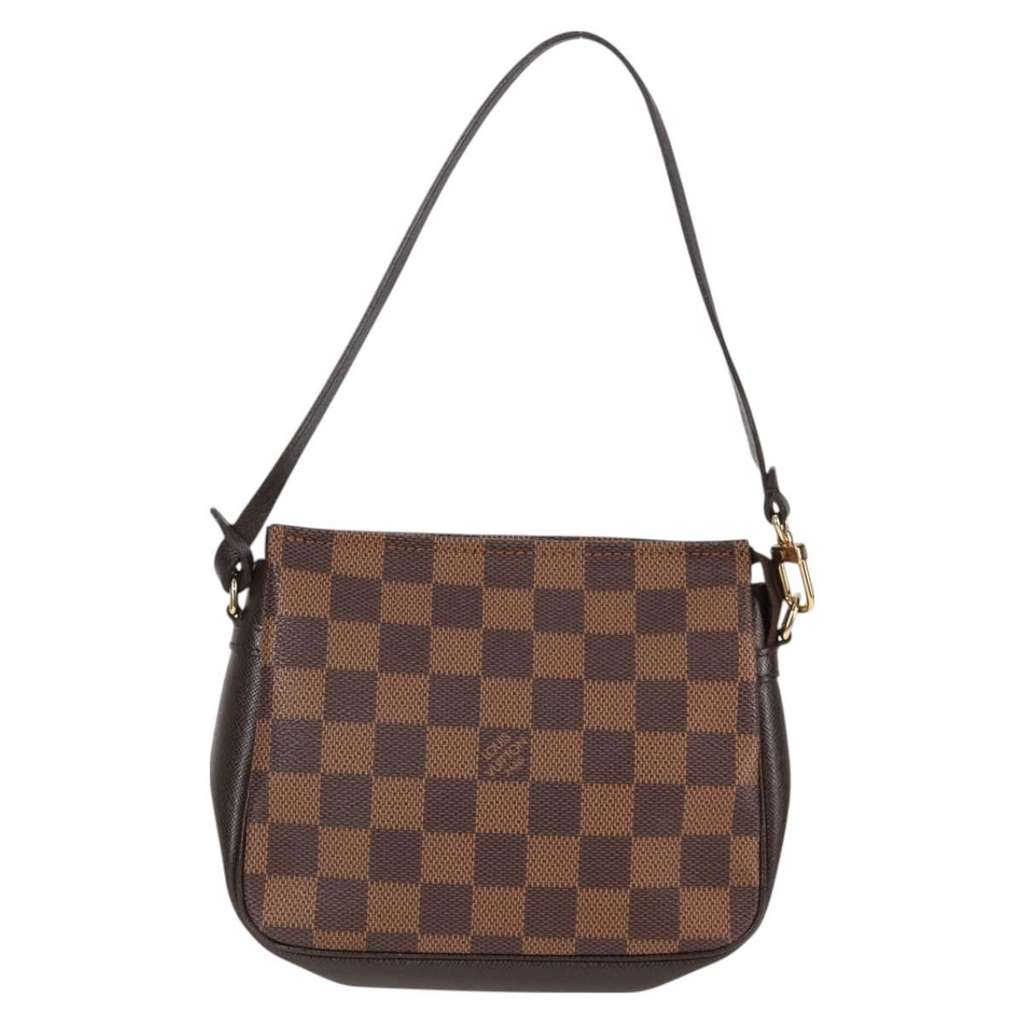 Louis Vuitton Trousse Make Up Bag Brown Canvas Good condition - Back View