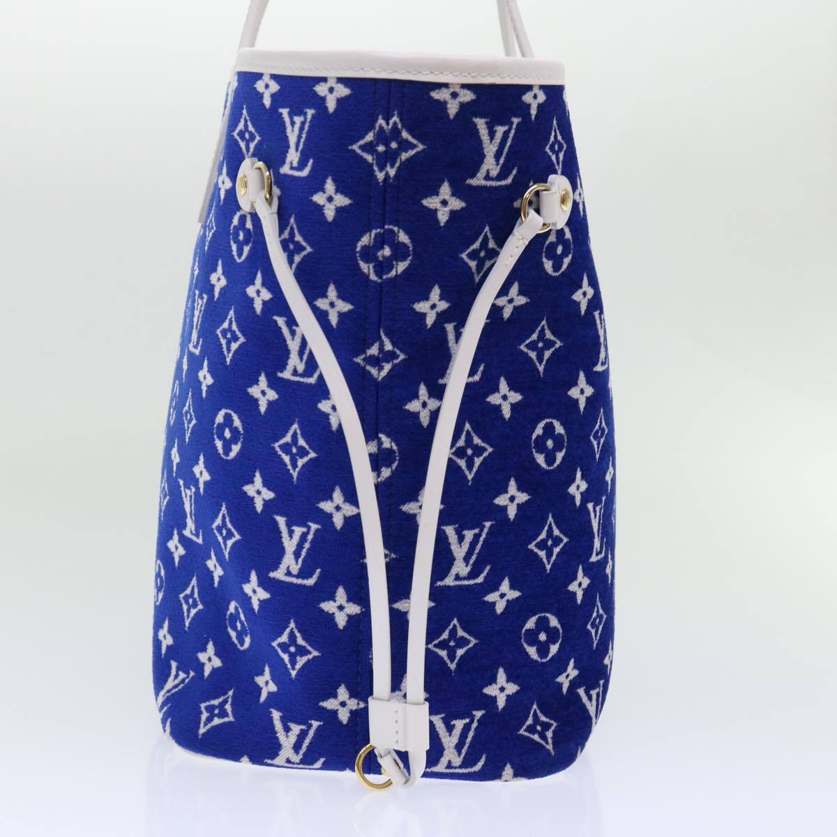 Louis Vuitton Neverfull NM Tote Blue Velvet Good condition - Inside View