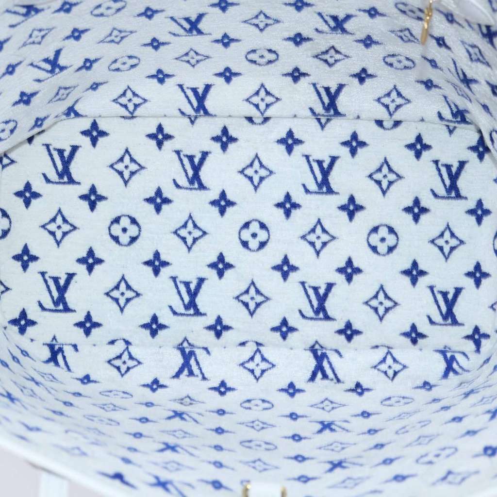 Louis Vuitton Neverfull NM Tote Blue Velvet Good condition - Box View