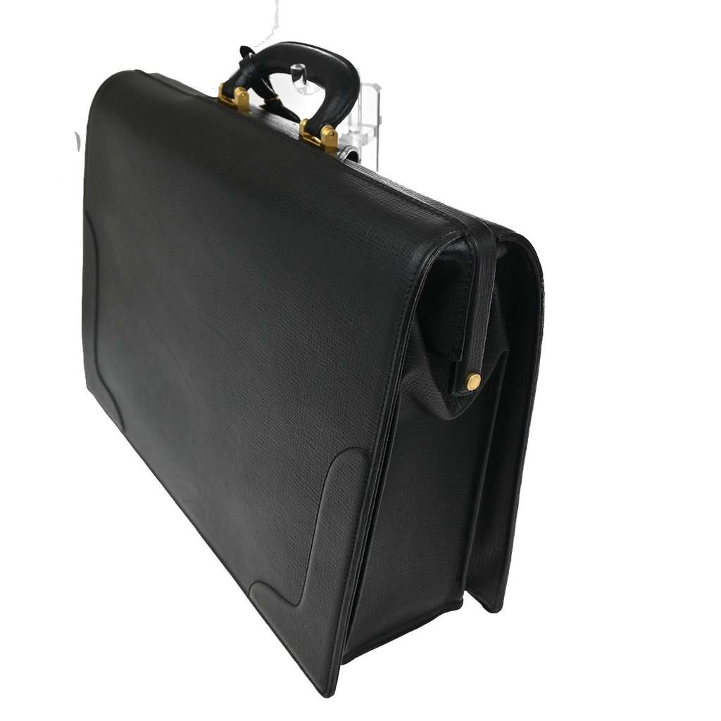 Burberry DK88 Doctor Bag Black Leather Good condition - Model View