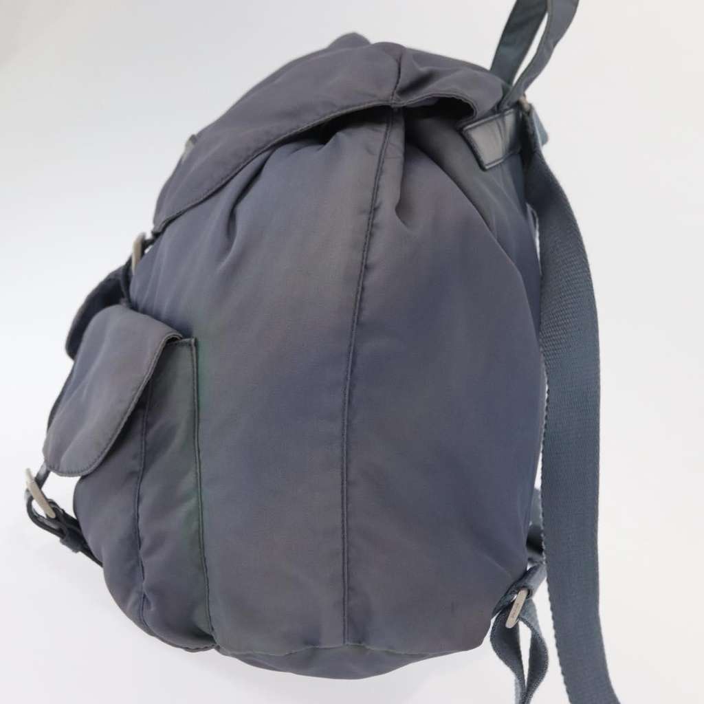 Prada Vela Double Front Pocket Backpack Blue Good condition - Inside View