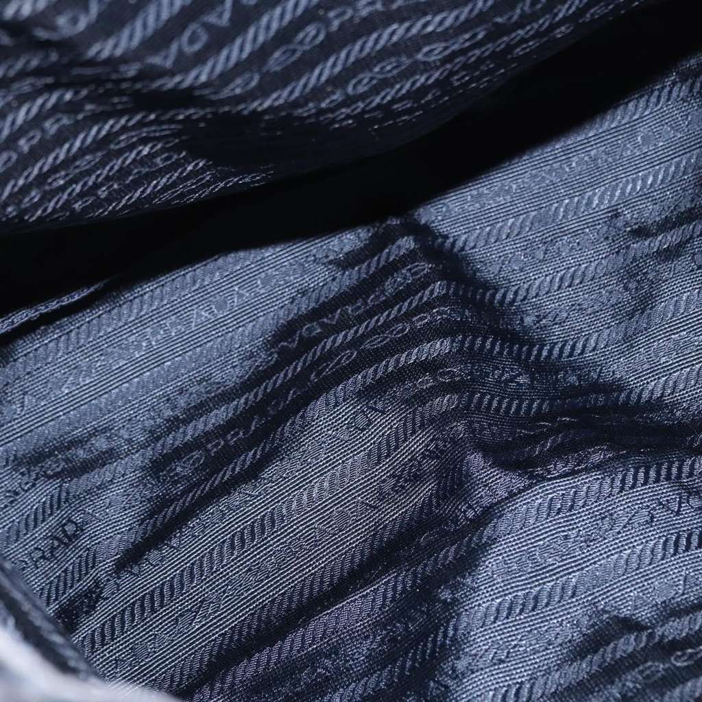 Prada Vela Double Front Pocket Backpack Blue Good condition - Box View