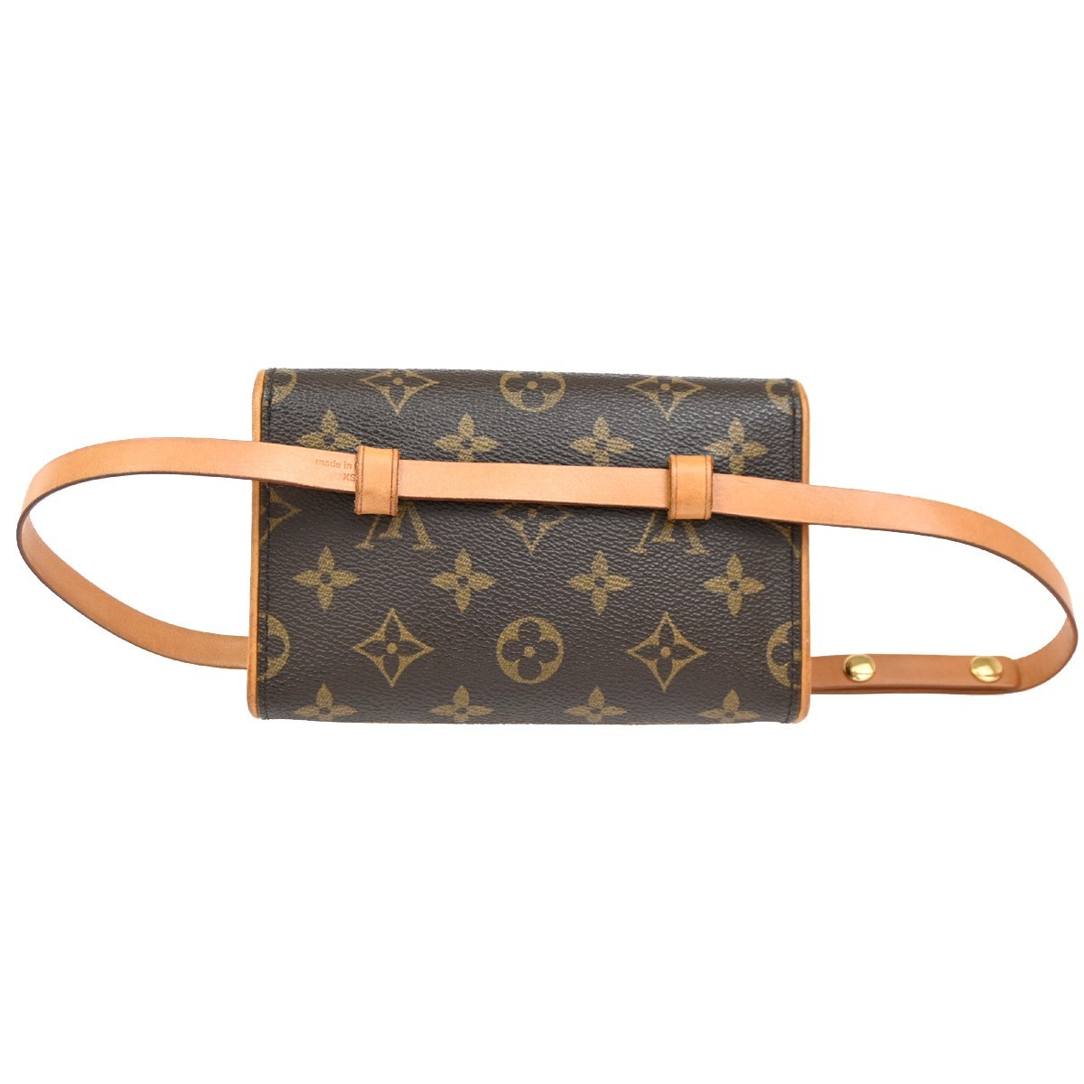 Louis Vuitton Florentine Waist Bag Brown Leather Good condition - Back View