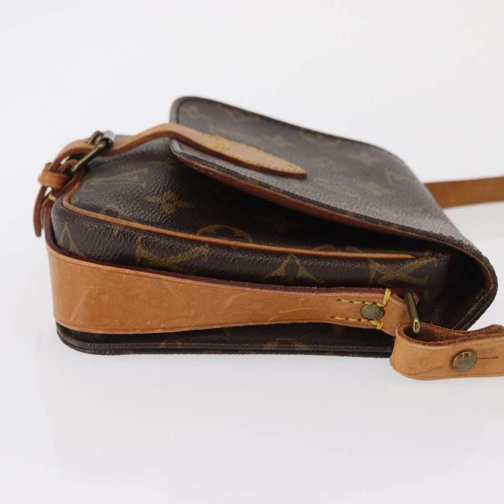 Louis Vuitton Cartouchiere Handbag Brown Canvas Good condition - Inside View