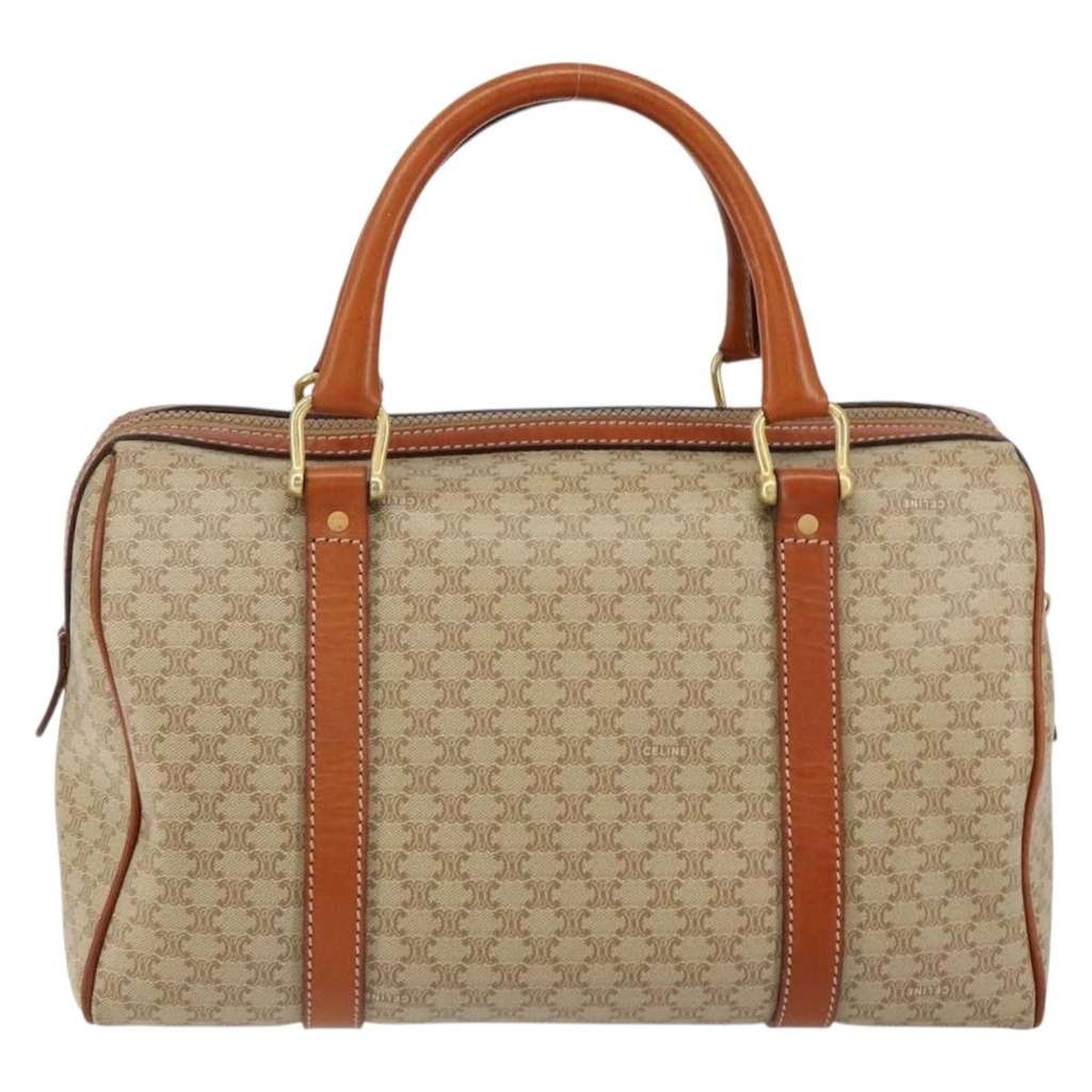 Celine Macadam Handbag Beige Good condition - Back View