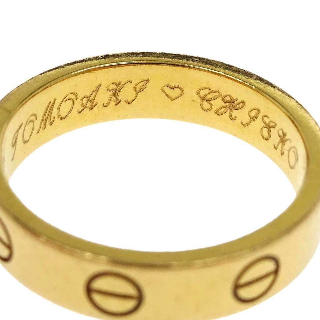 Cartier Love Wedding Band 1 Diamond Ring Gold Good condition - Back View