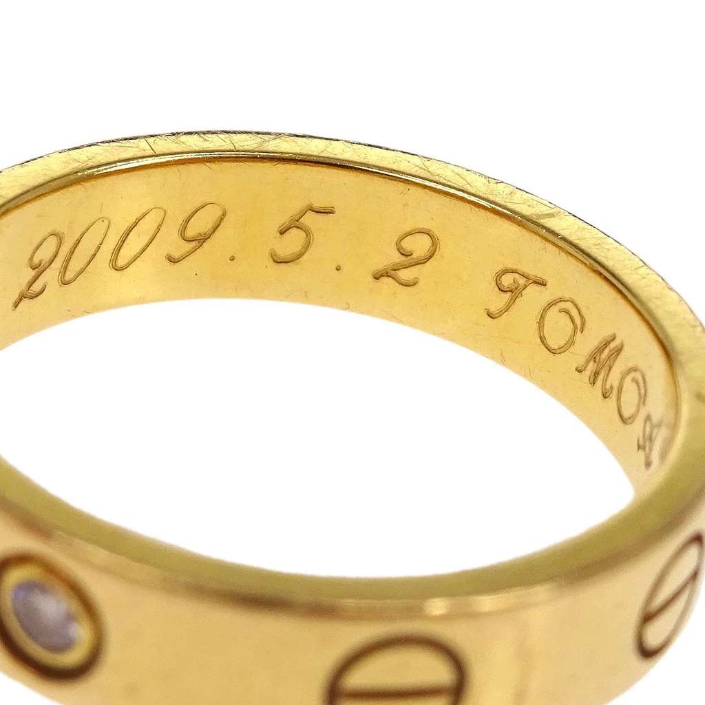 Cartier Love Wedding Band 1 Diamond Ring Gold Good condition - Inside View