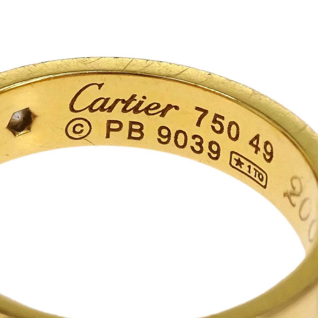 Cartier Love Wedding Band 1 Diamond Ring Gold Good condition - Model View