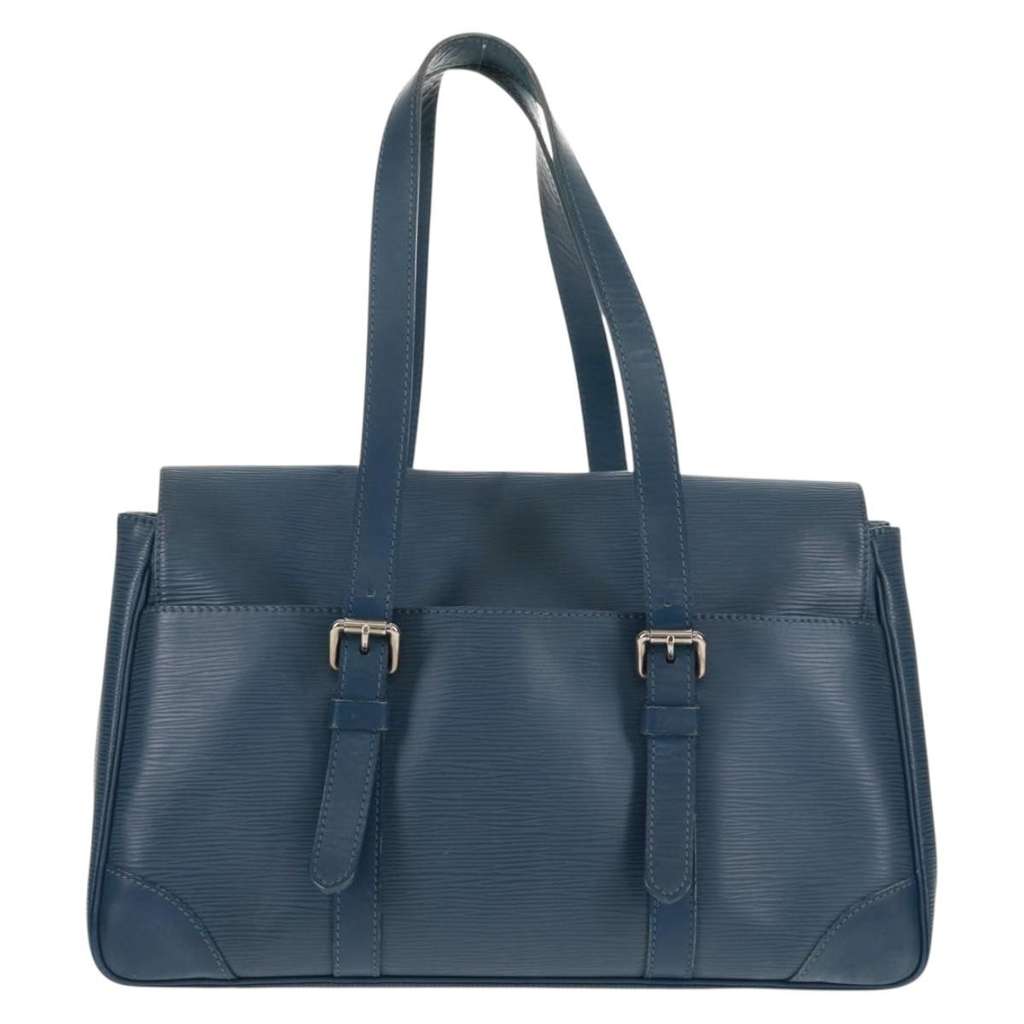 Louis Vuitton Segur Handbag Blue Leather Fair condition - Back View