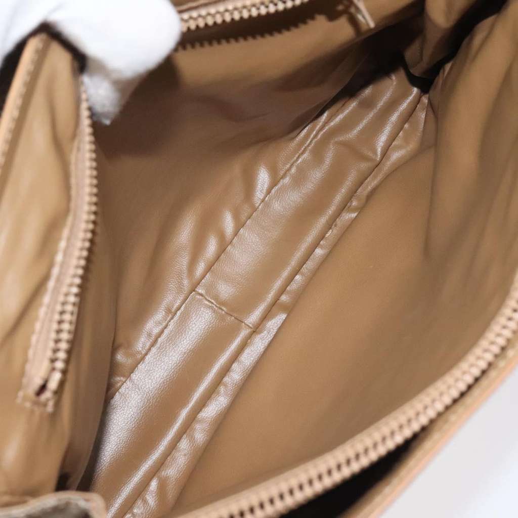 Celine Vintage Macadam Handbag Beige Canvas Good condition - Box View