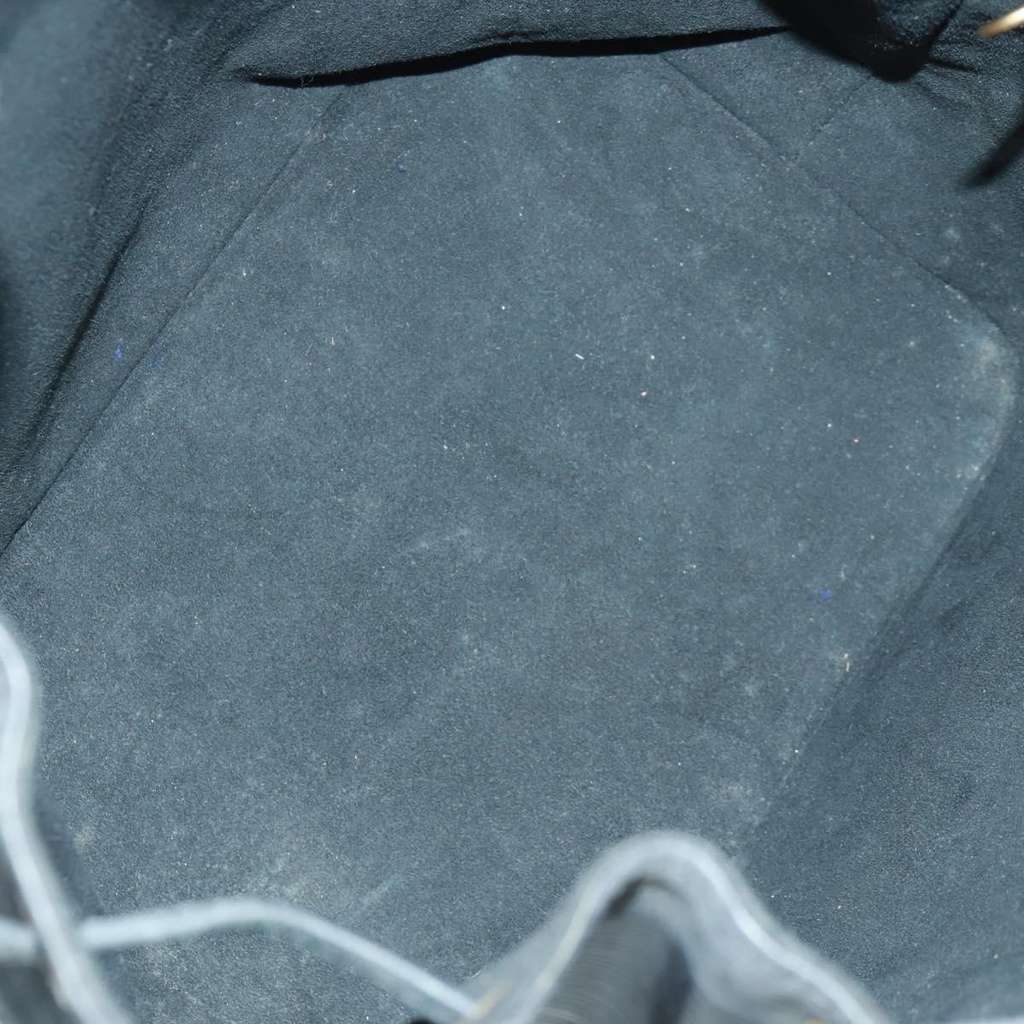 Louis Vuitton Petit Noe Handbag Black Leather Fair condition - Box View