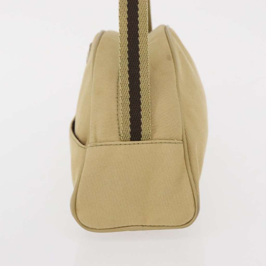 Gucci Vintage Shoulder Bag Beige Canvas Good condition - Inside View