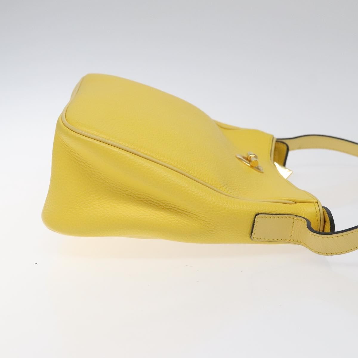 Celine Circle logo Gold Leather Good condition - Inside View