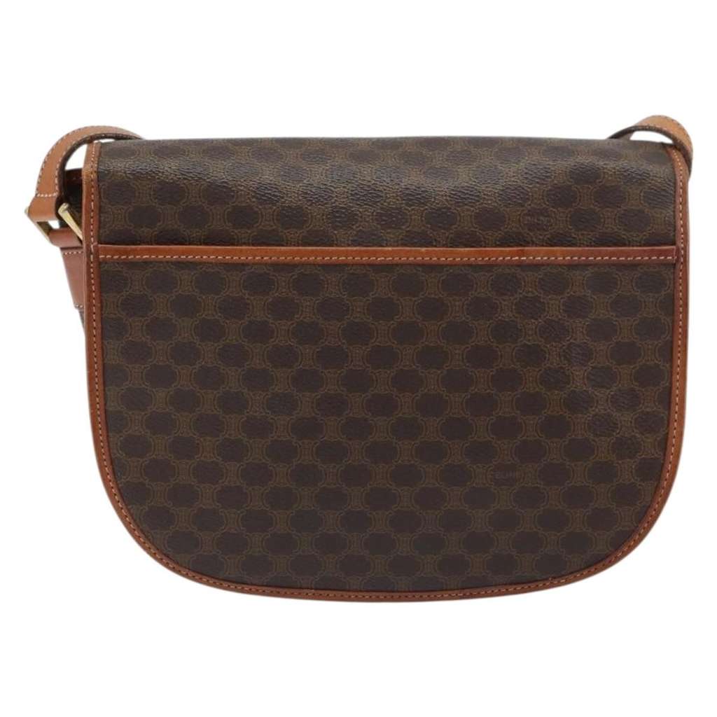 Celine Macadam Shoulder Bag Brown Good condition - Back View