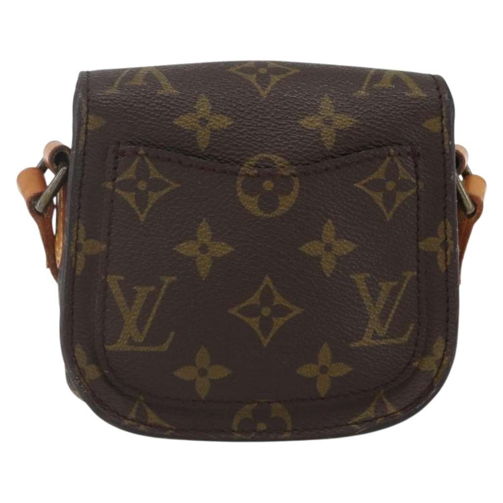 Louis Vuitton Saint Cloud Handbag Brown Canvas Fair condition - Back View