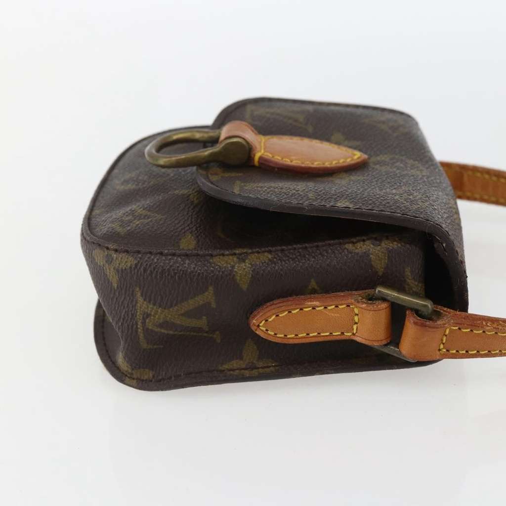 Louis Vuitton Saint Cloud Handbag Brown Canvas Fair condition - Model View