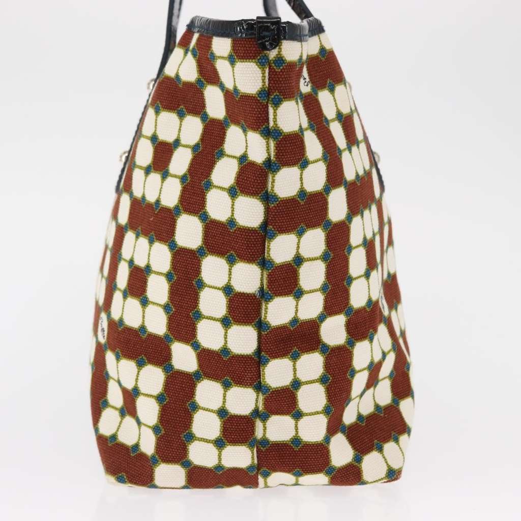 Bally Vintage Handbag Brown Canvas Good condition - Inside View