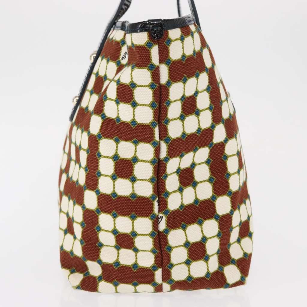 Bally Vintage Handbag Brown Canvas Good condition - Model View