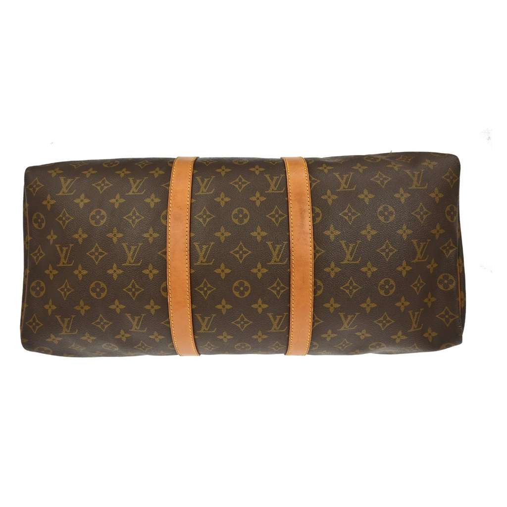 Louis Vuitton Keepall Bag Brown Canvas Fair condition - Inside View