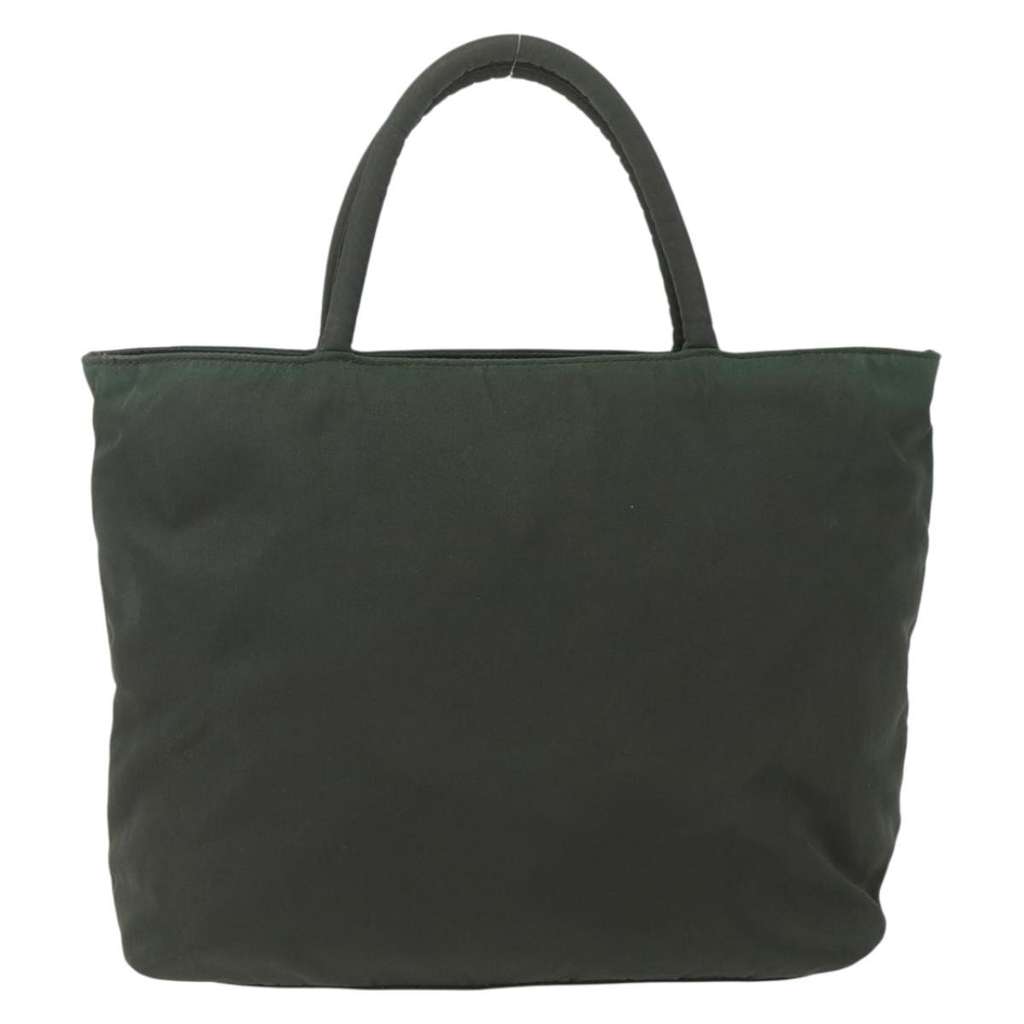 Prada Vintage Zip Handbag Khaki Fair condition - Back View