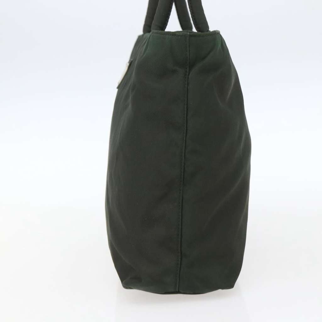 Prada Vintage Zip Handbag Khaki Fair condition - Model View