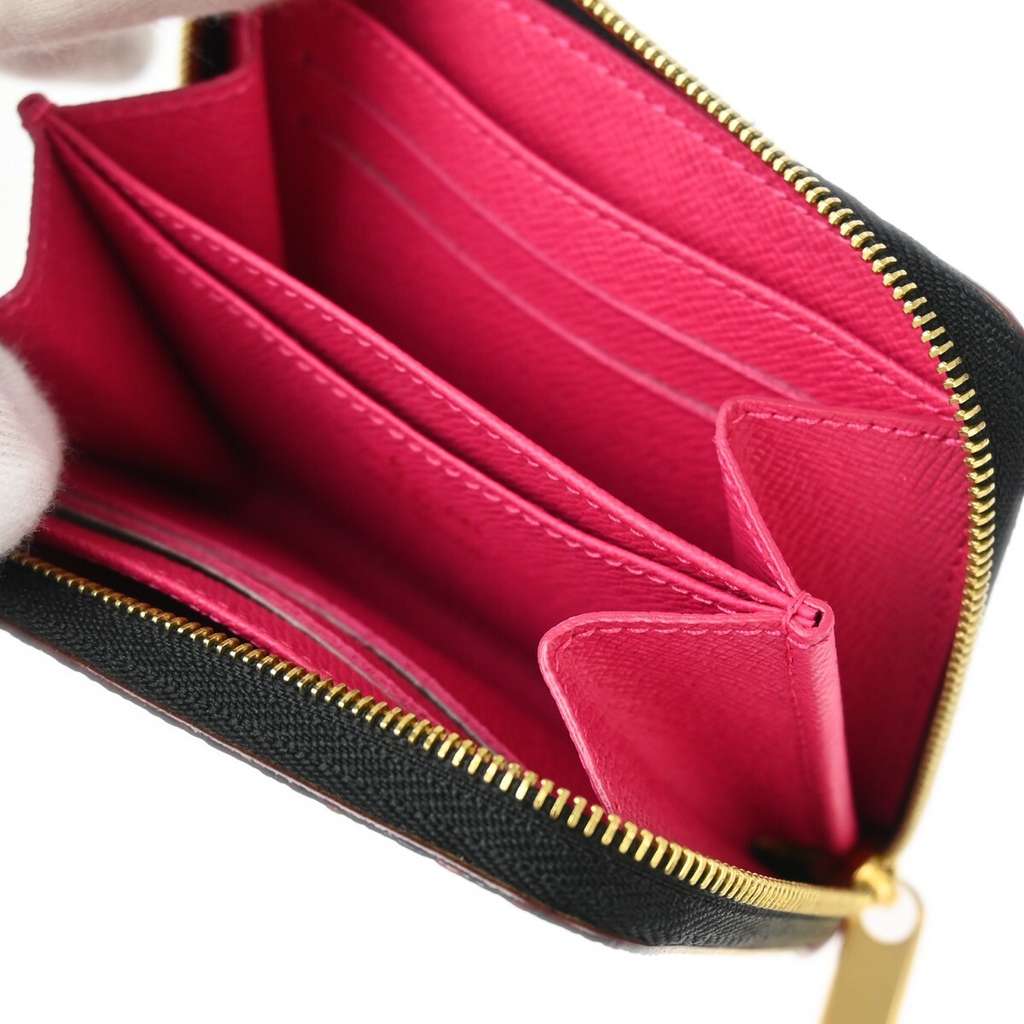 Louis Vuitton Porte-Monnaie Zippy Wallet Black Canvas Good condition - Inside View