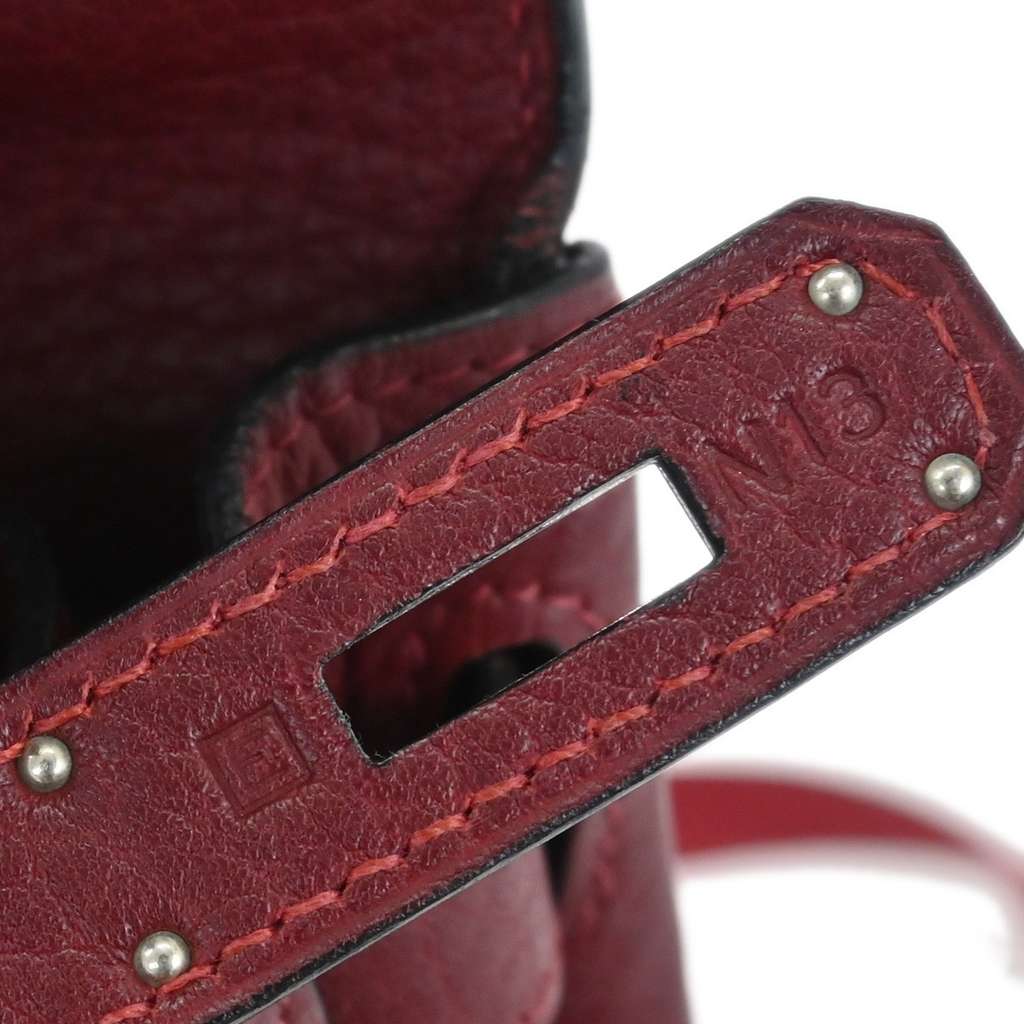 Hermès Kelly Ado Backpack Red Leather Good condition - Box View