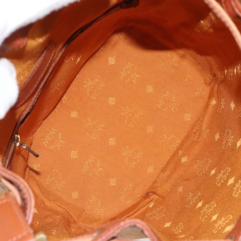 Mcm Visetos Shoulder bag Brown Fair condition - Box View