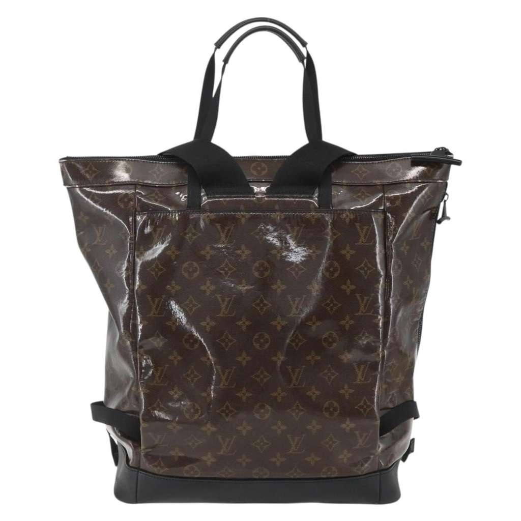Louis Vuitton Zipped Tote Brown Canvas Good condition - Back View