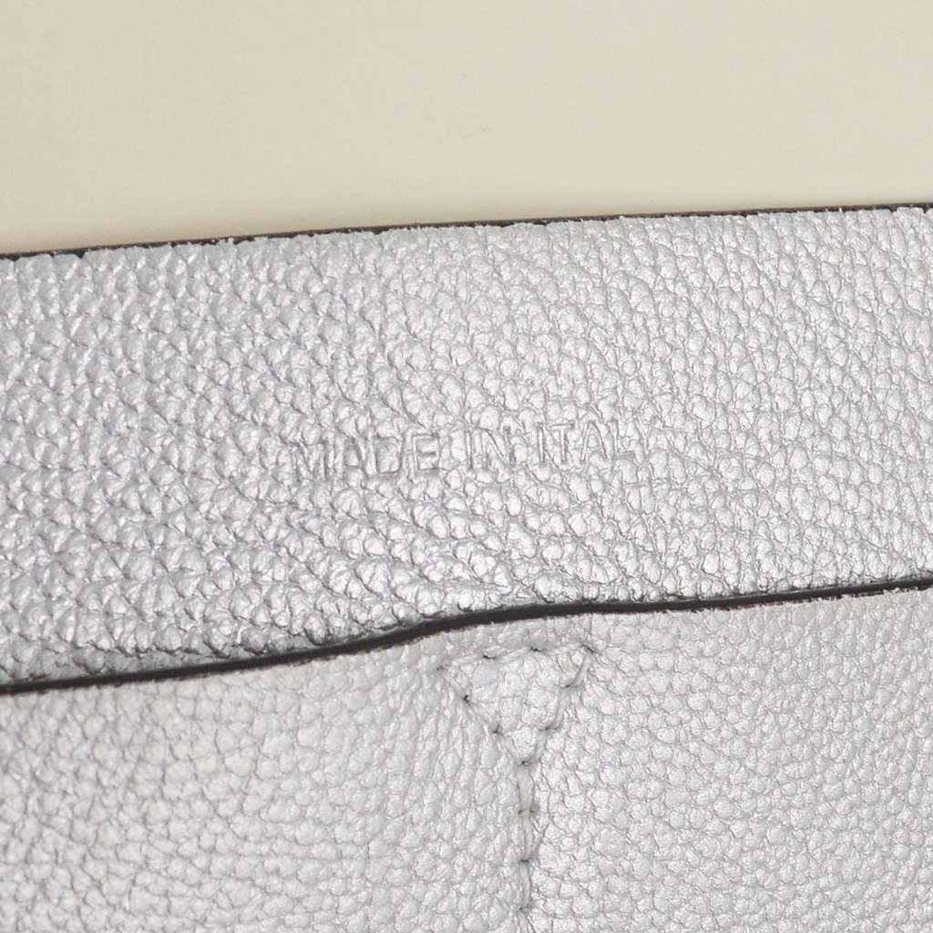 Christian Dior Open Bar Bag Silver Leather Good condition - Box View