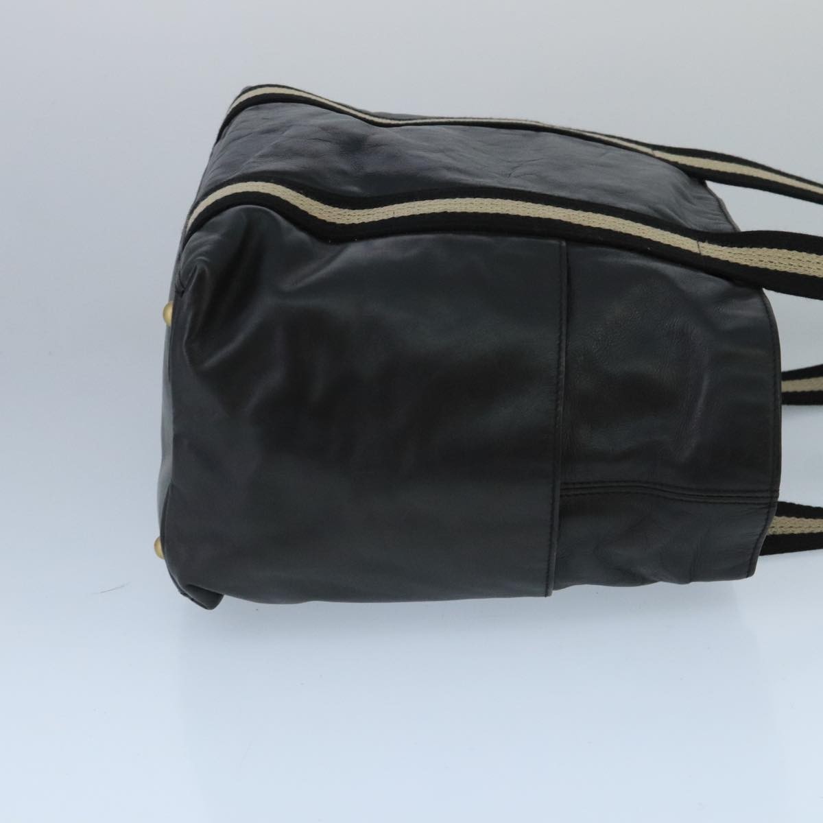 Bally Vintage Tote Bag Black Leather Good condition - Inside View