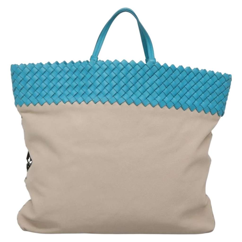 Bottega Veneta Open Tote Beige Leather Good condition - Back View