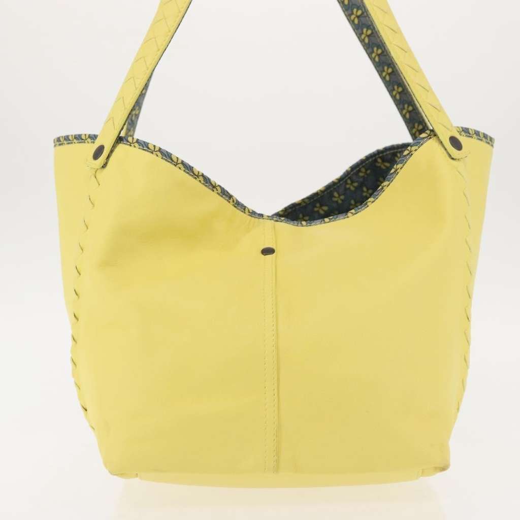 Bottega Veneta A-Shape Tote Yellow Leather Good condition - Inside View