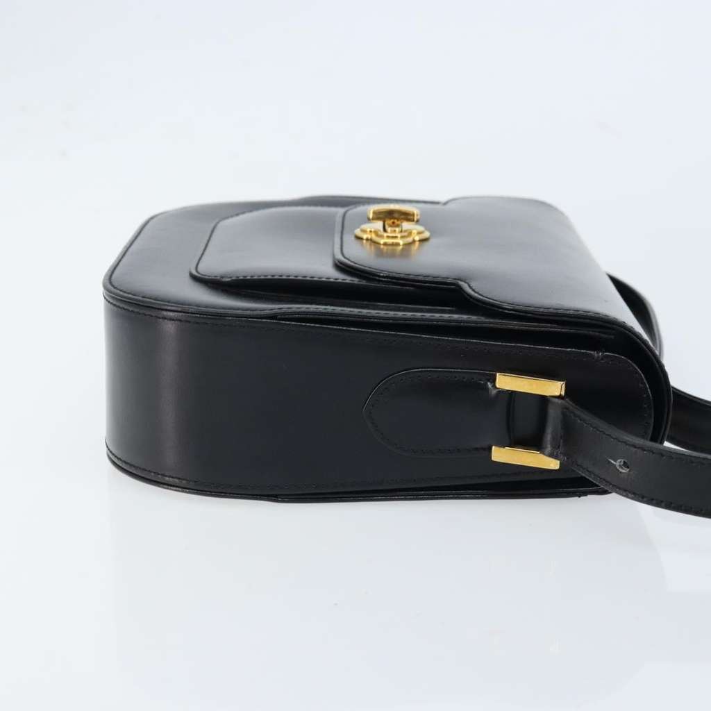 Bally Vintage Shoulder Bag Black Leather Good condition - Inside View