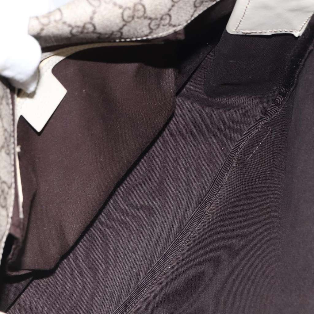 Gucci Double Buckle Flap Messenger Bag Beige Good condition - Box View