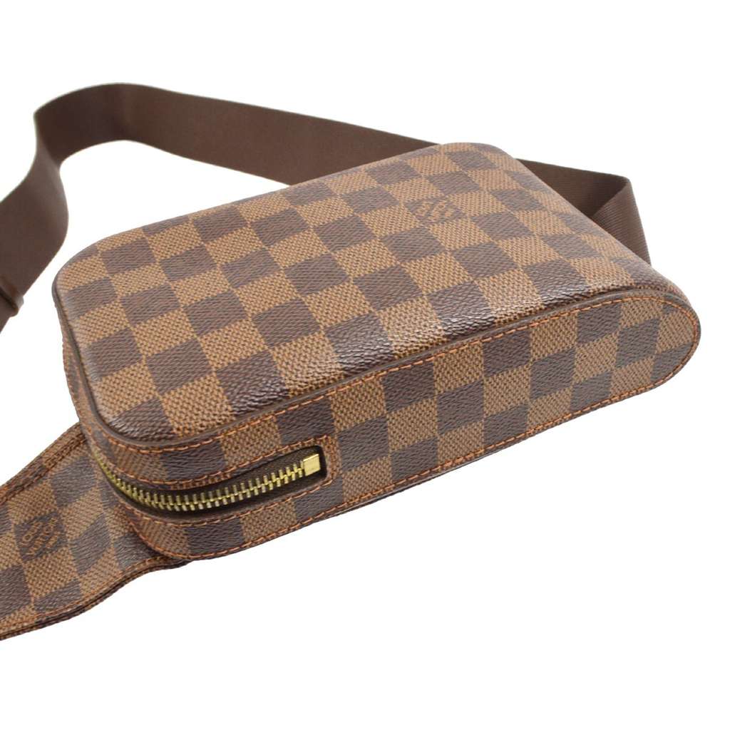 Louis Vuitton Geronimos Waist Bag Brown Canvas Good condition - Inside View