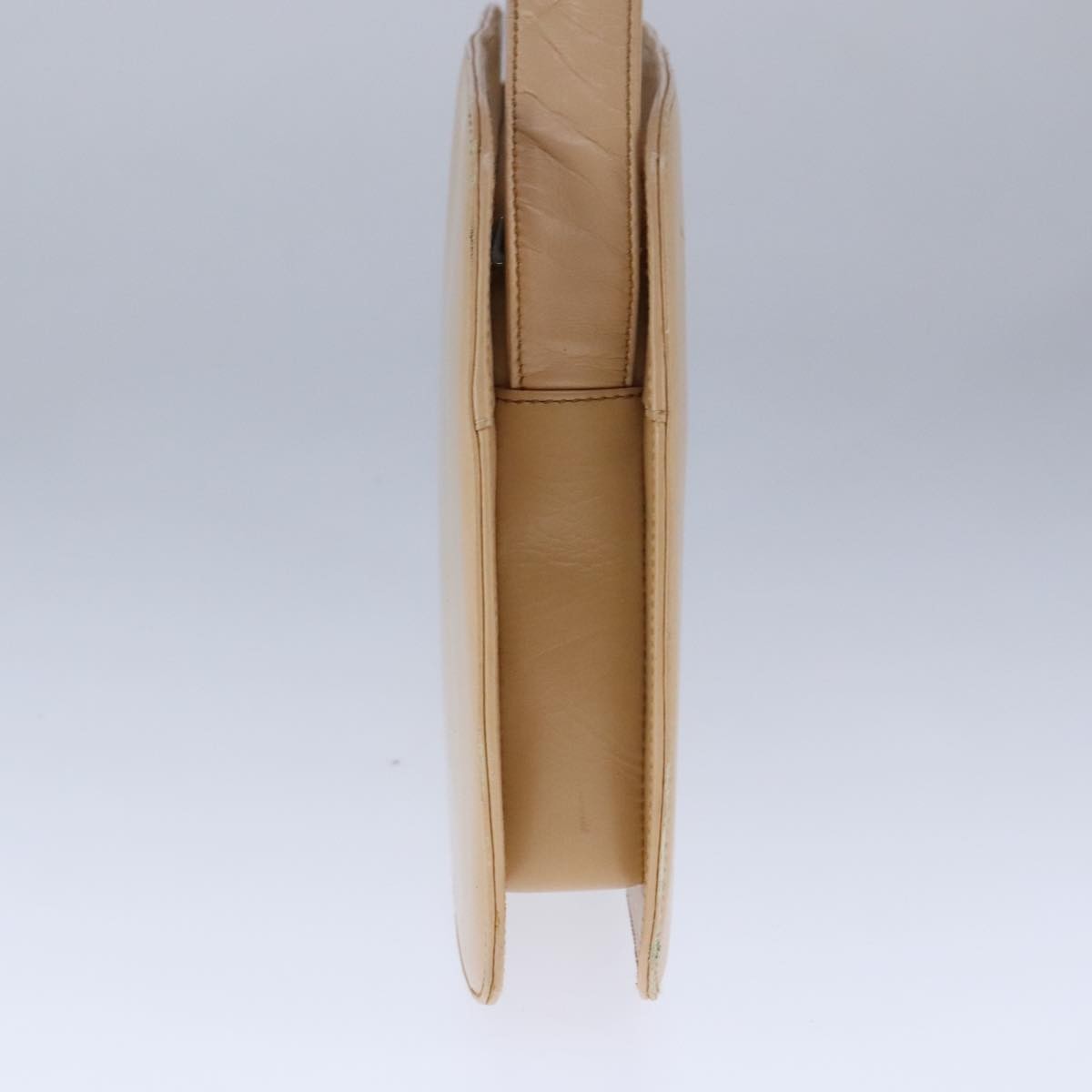 Prada Vintage Shoulder Bag Beige Leather Good condition - Inside View