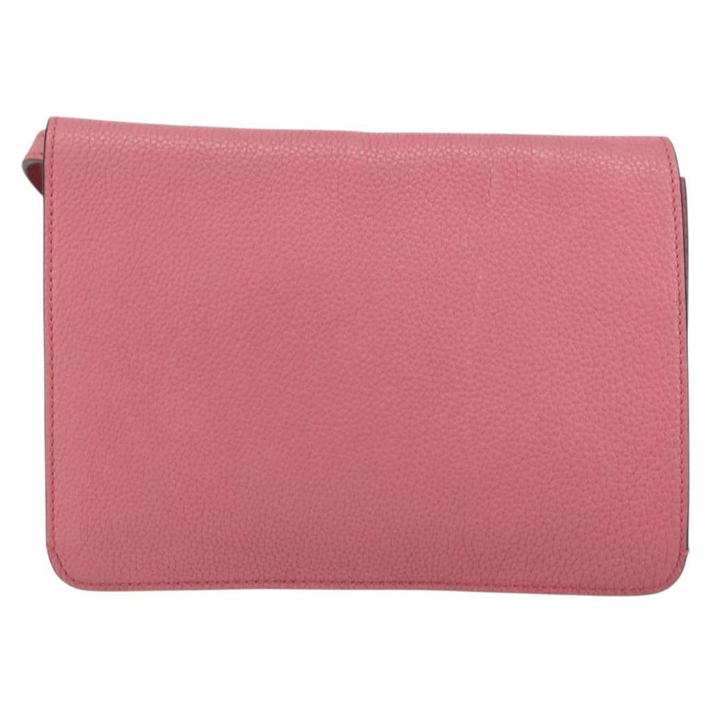 Gucci Jackie Soft Flap Shoulder Bag Pink Leather Good condition - Back View