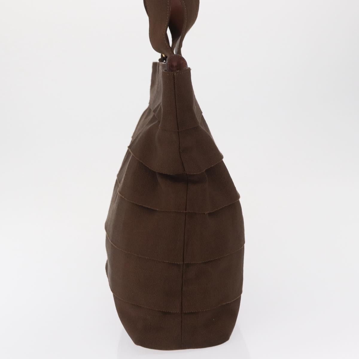 Salvatore Ferragamo Vara Tote Brown Canvas Good condition - Inside View