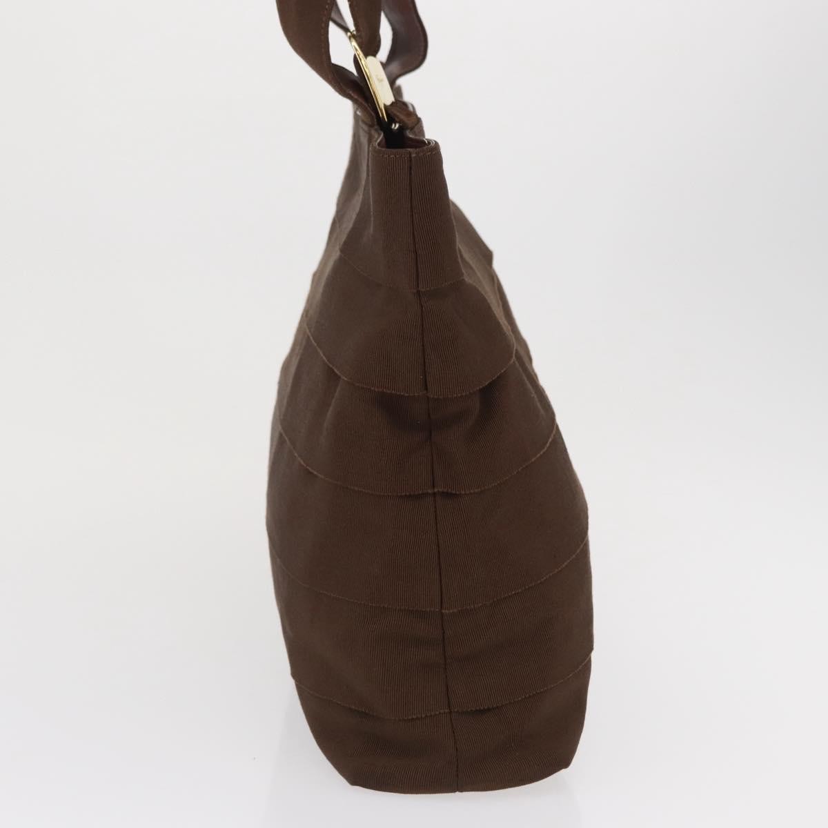 Salvatore Ferragamo Vara Tote Brown Canvas Good condition - Model View