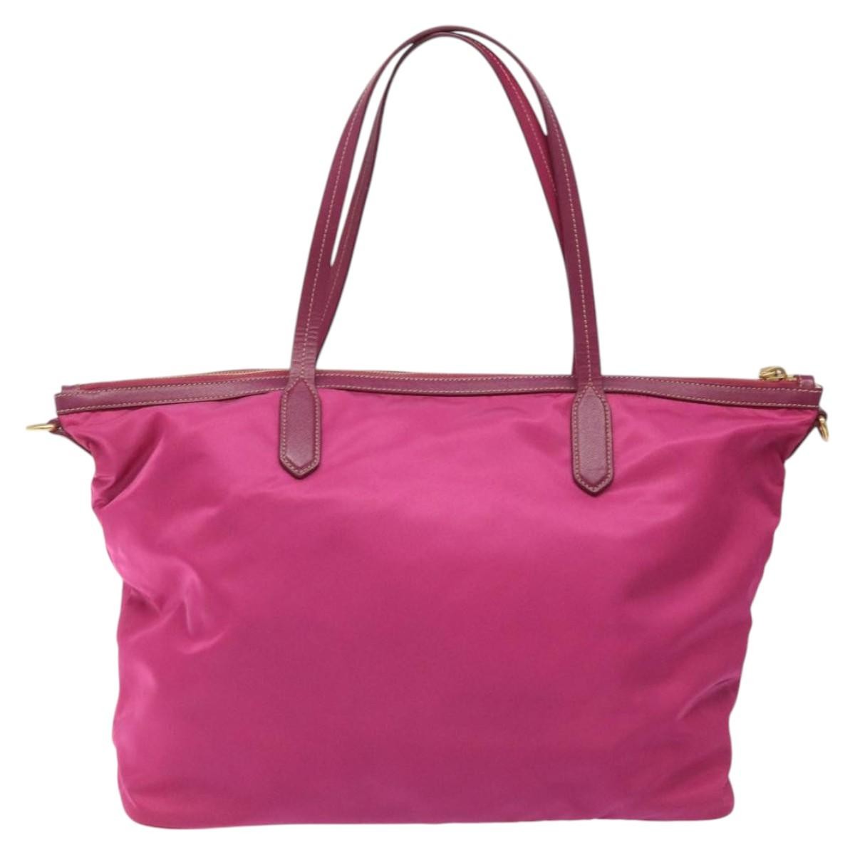 Prada Convertible Zip Tote Pink Good condition - Back View