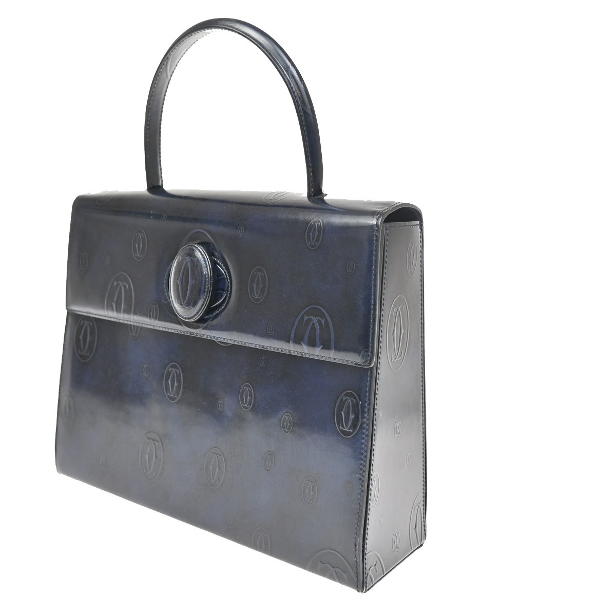 Cartier Happy Birthday Handbag Navy Good condition - Inside View